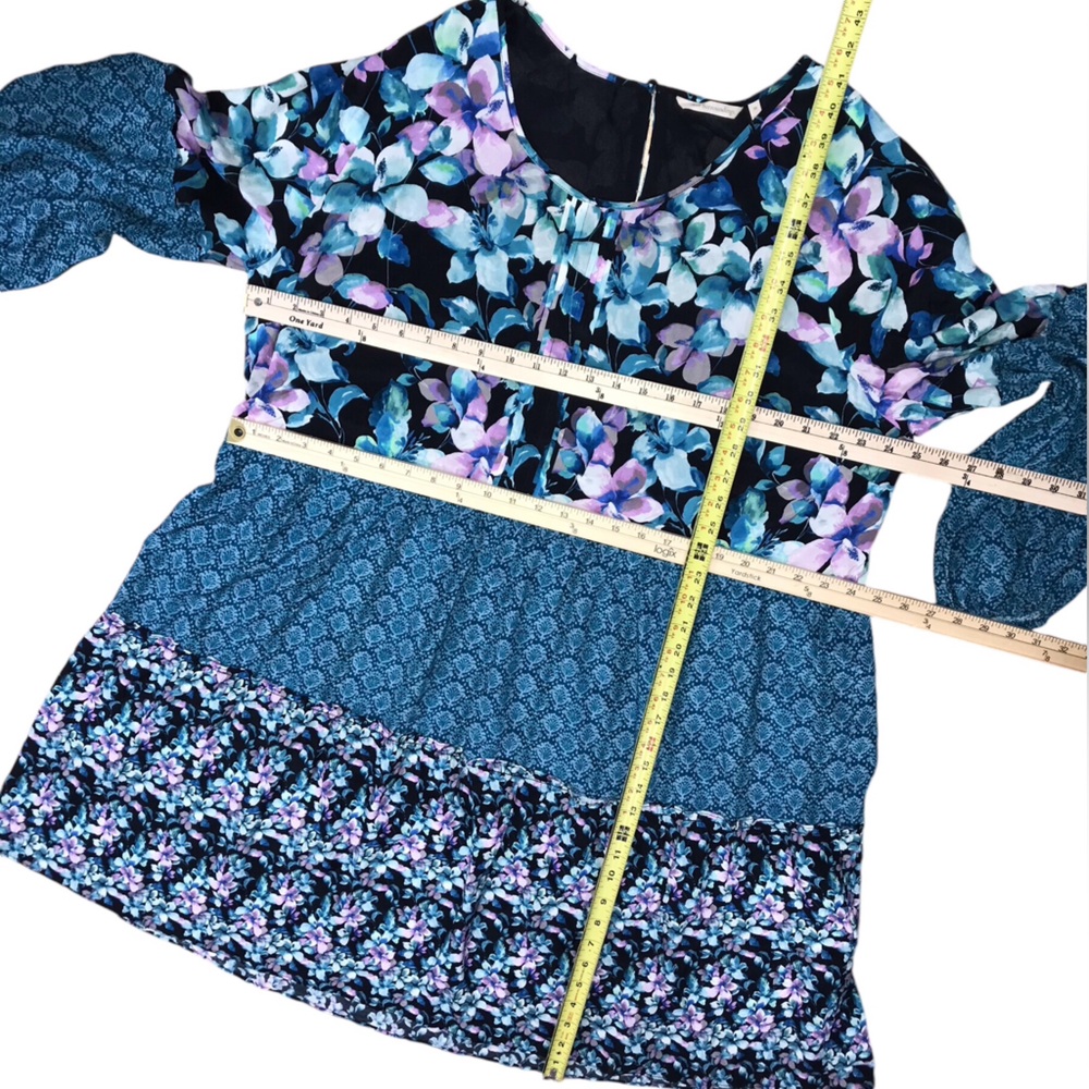 Soft Surroundings 2X Dress Romantic Mixed Print Gypsy Floral - Picture 15 of 16
